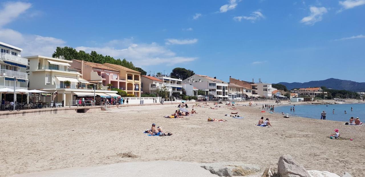 Les Pieds dans l'Ô - Appartement 50m2 Front de mer Saint-Cyr-sur-Mer Exterior foto